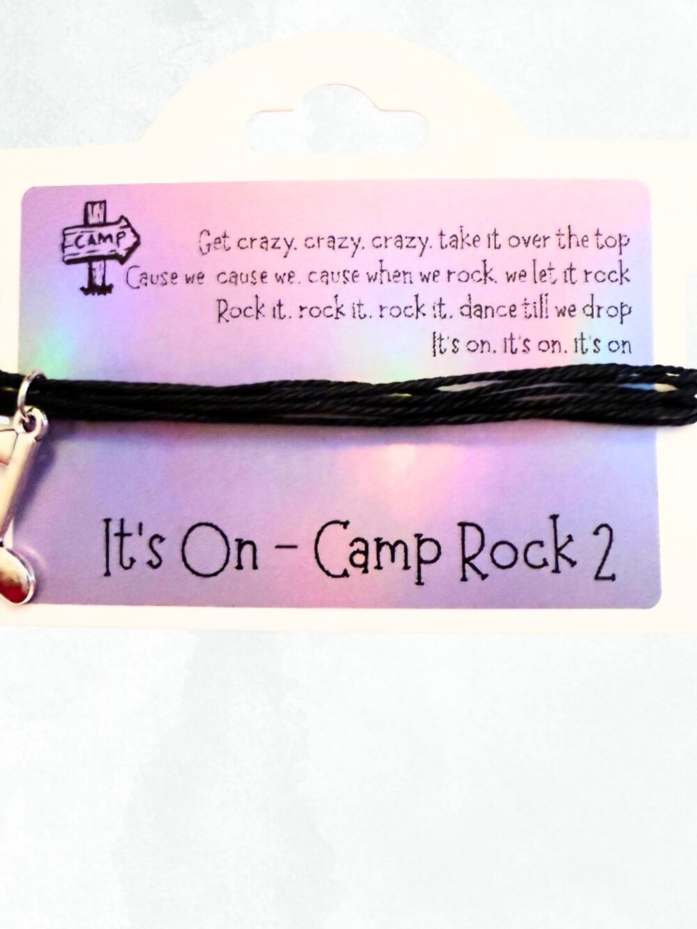 Its On - Camp Rock Y2K DCOM Fan Girl Bracelet Set | Layered String Charm Bracele